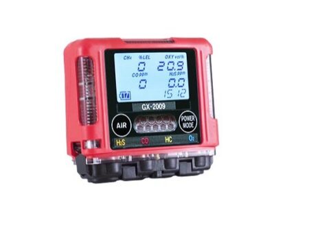 Gas Detection, GX-2009 Smallest Four Gas Confined Space Monitor