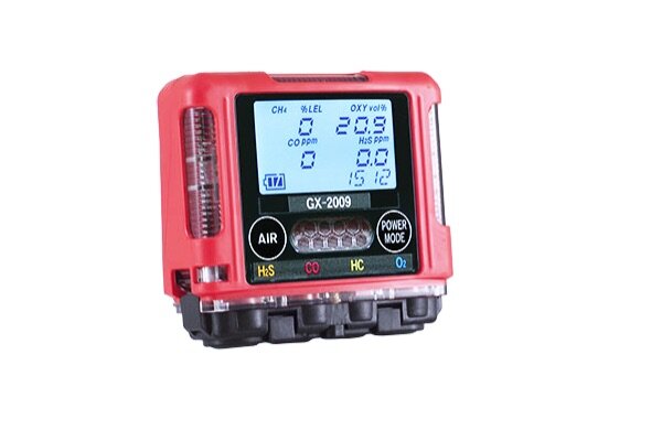 Gas Detection, GX-2009 Smallest Four Gas Confined Space Monitor
