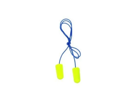 E-A-Rsoft™ Yellow Neons™ Earplugs 311-1250, Corded, Poly Bag, Regular Size