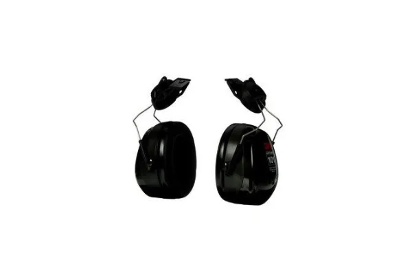 PELTOR™ Optime™ 101 Earmuffs H7P3E, Hard Hat Attached - Image 3