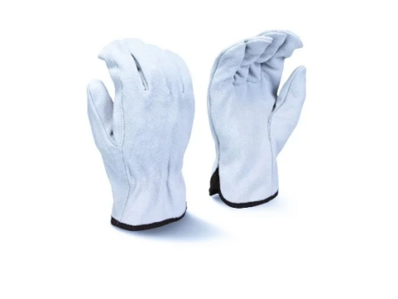 RWG4010 ECONOMY GRAY SPLIT COWHIDE LEATHER DRIVER