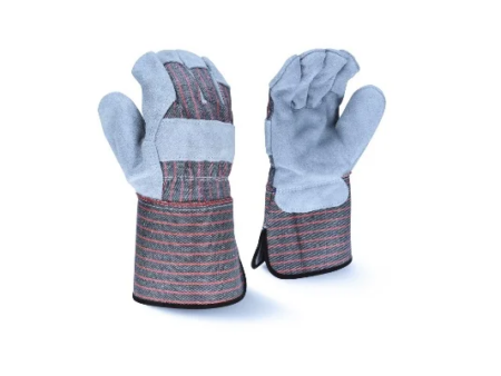 RWG3103G ECONOMY SHOULDER GRAY SPLIT COWHIDE LEATHER GLOVE