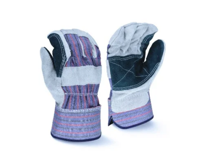 RWG3200 REGULAR SHOULDER GRAY SPLIT COWHIDE LEATHER GLOVE