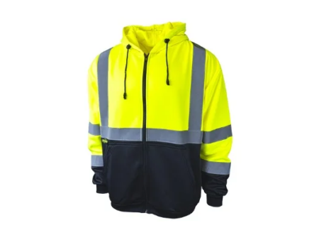 SJ01B-3 CLASS 3 COLOR BLOCKED HOODED SWEATSHIRT