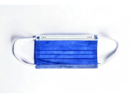 4-Ply Level 3 Medical Masks with Earloops, Dark Blue (ASTM-F2100 Level 3, FDA 510k)