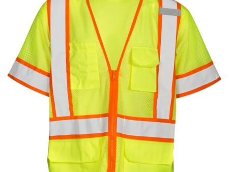 6 Pocket Contrast Mesh Vest