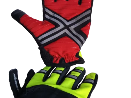 HALTZGLOVES REFLECTIVE WINTER FLEECE DAYTIME FULL GLOVE
