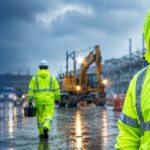 High-Visibility Rainwear for Wet-Weather Work
